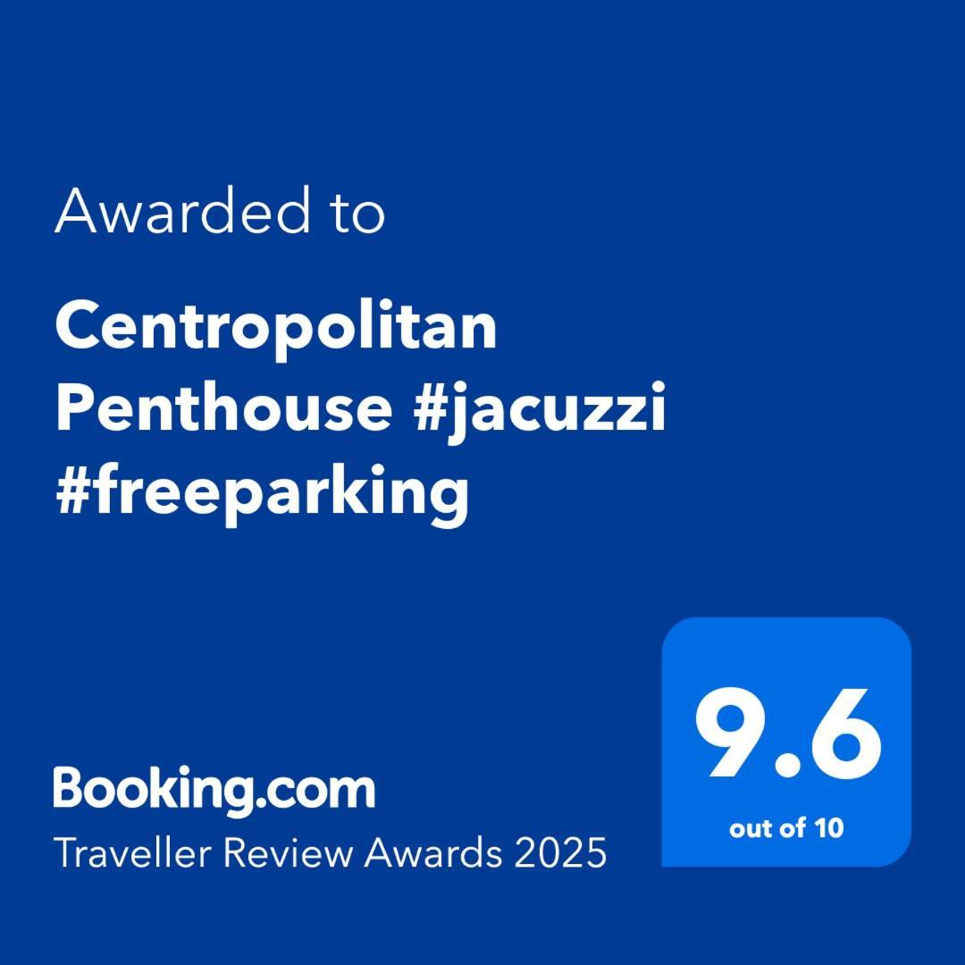 Centropolitan Penthouse #Jacuzzi #Freeparking Apartamento Budapeste Exterior foto